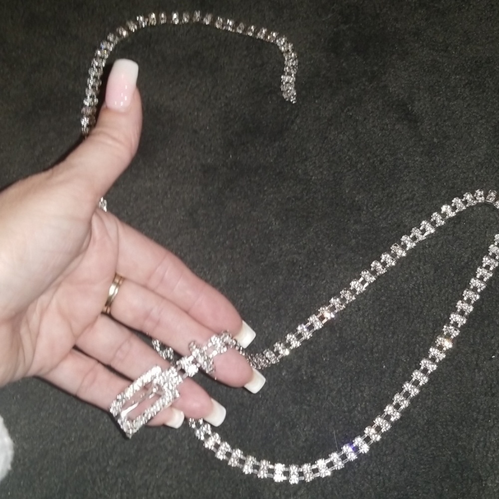 Rhinestone Blinged Out Belt